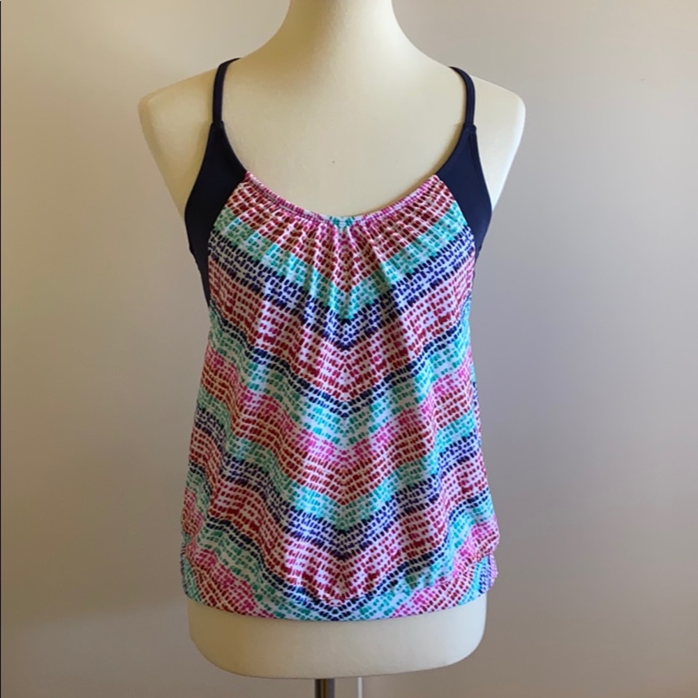 Athleta Blousy Tankini Top